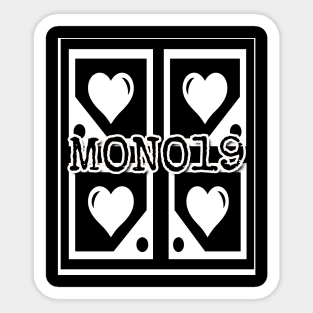 Mono19 T-shirt Sticker